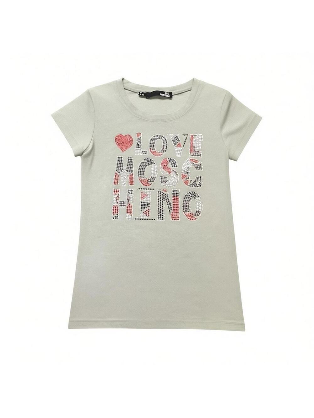 Love Moschino Beaded Graphic Tee